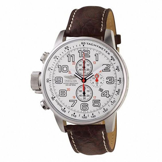 Mens Invicta I-Force Chronograph Strap Watch with White Dial (Model: 2771)