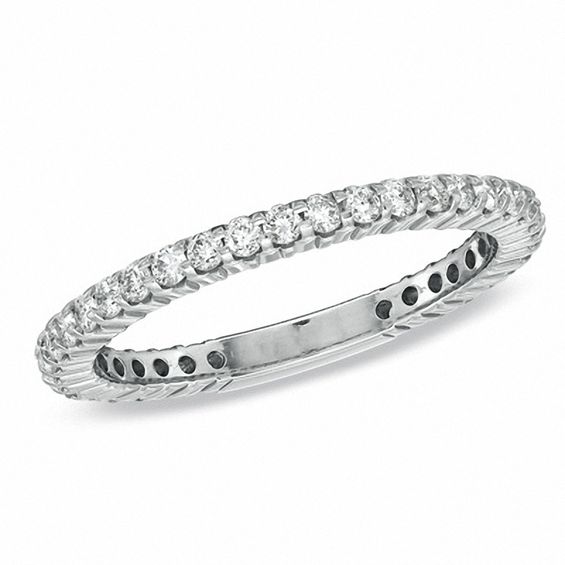 1/2 CT. T.w. Diamond Eternity Anniversary Band in 14K White Gold