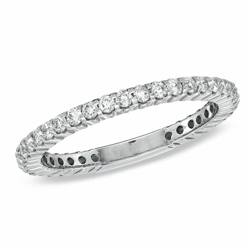 Main Image 1 of 1/2 CT. T.W. Diamond Eternity Anniversary Band in 14K White Gold