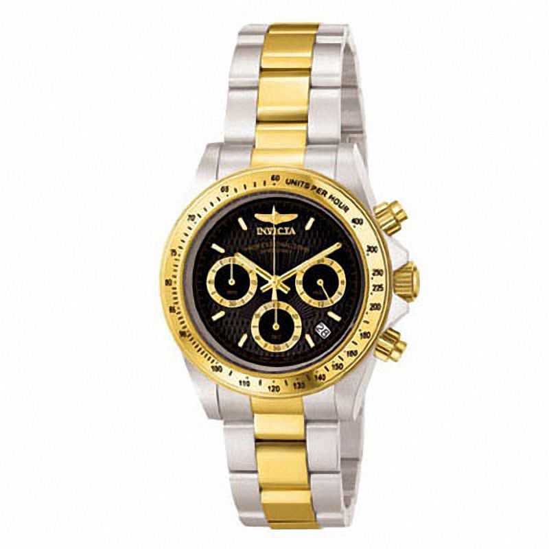 Main Image 1 of Men's Invicta Speedway Two-Tone Watch with Black Dial (Model: 9224)