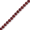 Thumbnail Image 1 of 5.0mm Garnet Tennis Bracelet in Sterling Silver