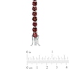 Thumbnail Image 3 of 5.0mm Garnet Tennis Bracelet in Sterling Silver
