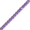 Thumbnail Image 1 of 5.0mm Amethyst Tennis Bracelet in Sterling Silver