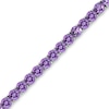 Thumbnail Image 0 of 5.0mm Amethyst Tennis Bracelet in Sterling Silver