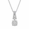 Thumbnail Image 1 of 1/2 CT. T.W. Multi-Diamond Pendant in 14K White Gold