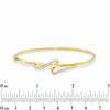 Thumbnail Image 2 of 1/5 CT. T.W. Diamond Swirl Bangle in 10K Gold