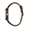 Thumbnail Image 2 of Men's Bulova Classic Automatic Two-Tone Strap Watch with Brown Skeleton Dial (Model: 98A165)