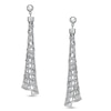 Thumbnail Image 1 of Beaded Dangle Earrings in Sterling Silver