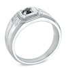 Thumbnail Image 1 of Men's 1/5 CT. T.W. Black Diamond Ring in Sterling Silver