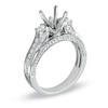Thumbnail Image 2 of 3/4 CT. T.W. Diamond Three Stone Semi-Mount in 14K White Gold
