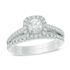 Thumbnail Image 0 of 1 CT. T.W. Diamond Frame Bridal Set in 14K White Gold