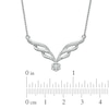 1/6 CT. T.W. Diamond Heavenly Necklace in 10K White Gold