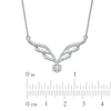 Thumbnail Image 2 of 1/6 CT. T.W. Diamond Heavenly Necklace in 10K White Gold