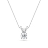 Thumbnail Image 0 of 1/3 CT. Certified Diamond Solitaire Pendant in Platinum (I/VS2)