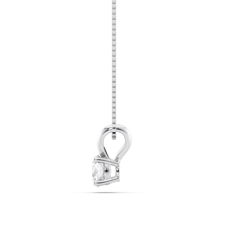 1/3 CT. Certified Diamond Solitaire Pendant in Platinum (I/VS2)