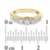 Thumbnail Image 3 of 1 CT. T.W. Diamond Three Stone Ring in 10K Gold - Size 7