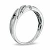 Thumbnail Image 2 of 1/10 CT. T.W. Diamond Slant Cross Band in 10K White Gold
