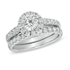 Thumbnail Image 1 of 1-1/2 CT. T.W. Diamond Frame Bridal Set in 14K White Gold