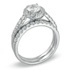 Thumbnail Image 1 of 1-1/2 CT. T.W. Diamond Frame Bridal Set in 14K White Gold