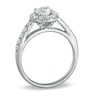 Thumbnail Image 2 of 1-1/2 CT. T.W. Diamond Frame Bridal Set in 14K White Gold