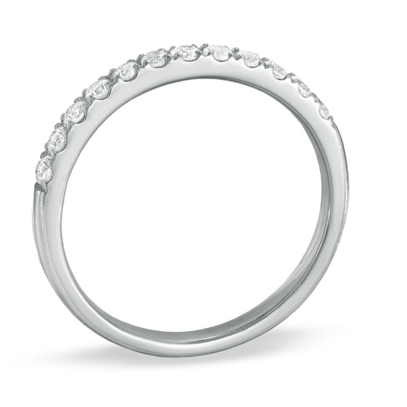 Main Image 4 of 1-1/2 CT. T.W. Diamond Frame Bridal Set in 14K White Gold