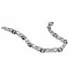 Thumbnail Image 2 of Mystic Fire® Topaz and Diamond Accent Bracelet in Sterling Silver - 7.25"