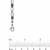 Thumbnail Image 3 of Mystic Fire® Topaz and Diamond Accent Bracelet in Sterling Silver - 7.25"