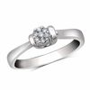 Thumbnail Image 1 of Cherished Promise Collection™ Diamond Accent Flower Promise Ring in Sterling Silver