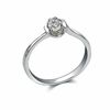 Thumbnail Image 2 of Cherished Promise Collection™ Diamond Accent Flower Promise Ring in Sterling Silver