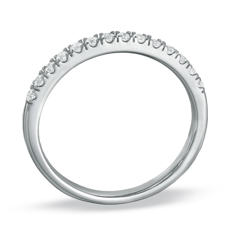 Main Image 4 of 1-1/2 CT. T.W. Diamond Split Shank Bridal Set in 14K White Gold