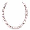 Thumbnail Image 1 of 8.0mm Pink Freshwater Cultured Pearl Strand Necklace-17"