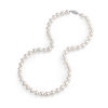 Thumbnail Image 0 of 6.0-6.5mm Akoya Cultured Pearl Strand Necklace with 14K White Gold Clasp-17"