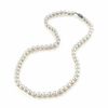 Thumbnail Image 1 of 6.0-6.5mm Akoya Cultured Pearl Strand Necklace with 14K White Gold Clasp-17"