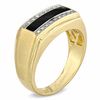 Thumbnail Image 1 of Men's Onyx and Diamond Accent Ring in 10K Gold