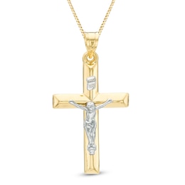 15pcs Gold XL cross charms