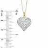 Thumbnail Image 1 of Crystal Heart Pendant in 14K Gold