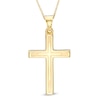 Thumbnail Image 1 of Cross Necklace Charm in 14K Gold