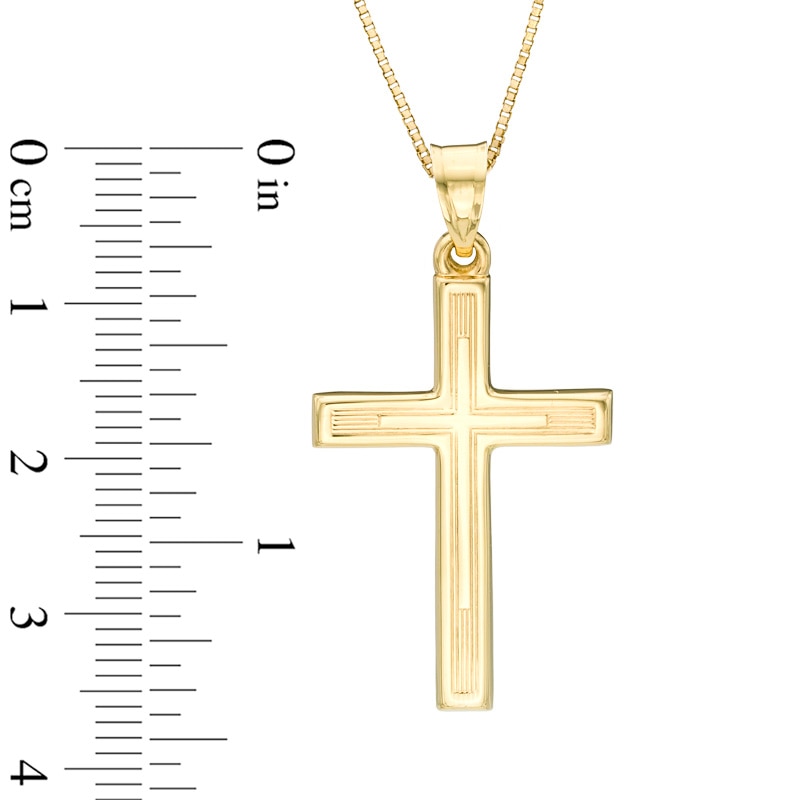 15pcs Gold XL cross charms