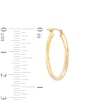 Thumbnail Image 2 of 23.0mm Hoop Earrings in 14K Gold