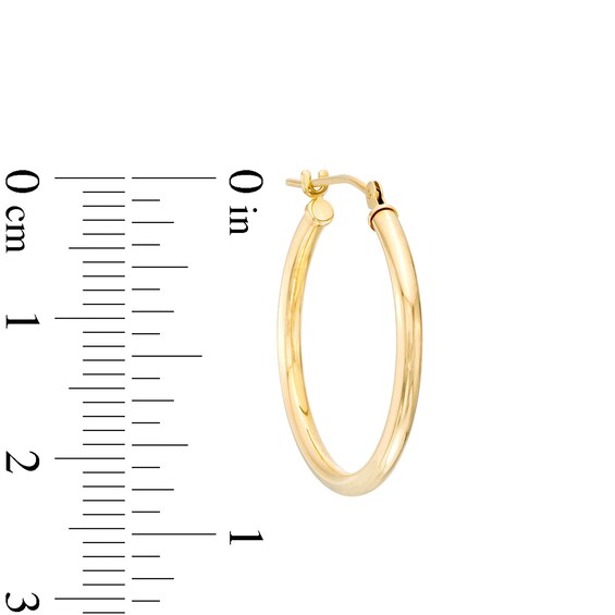 23.0mm Hoop Earrings in 14K Gold