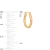 Thumbnail Image 2 of 14mm Hoop Earrings in 14K Gold