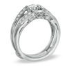 Thumbnail Image 2 of 1/4 CT. T.W. Diamond Milgrain Solitaire Enhancer in 14K White Gold