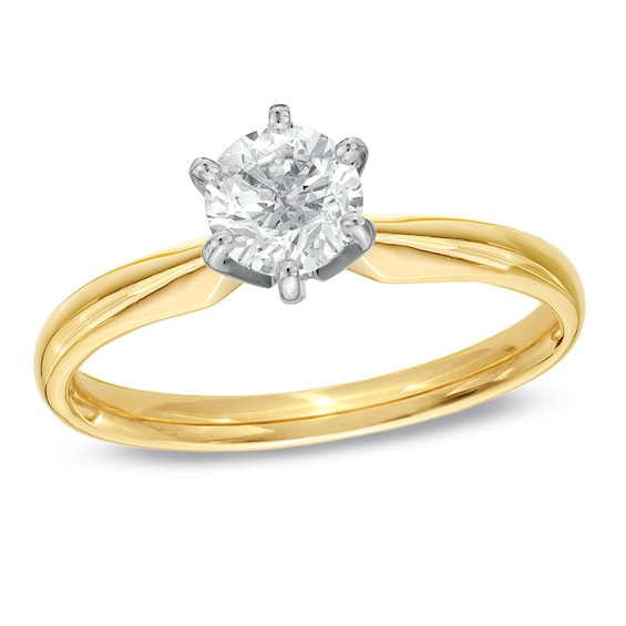 5/8 CT. Diamond Solitaire Engagement Ring in 14K Gold