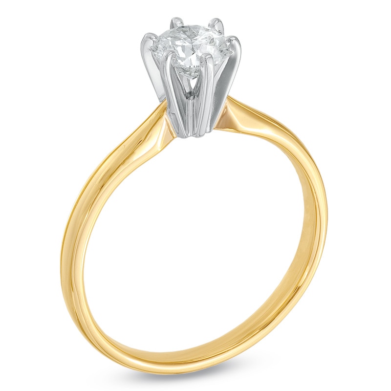 5/8 CT. Diamond Solitaire Engagement Ring in 14K Gold