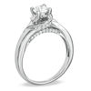 Thumbnail Image 1 of 3/4 CT. T.W. Diamond Solitaire Swirl Engagement Ring in 14K White Gold