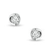 Thumbnail Image 1 of 3/8 CT. T.W. Certified Canadian Diamond Stud Earrings in 14K White Gold (I/I2)