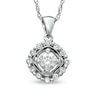 Thumbnail Image 1 of 1/4 CT. T.W. Diamond Frame Pendant in 10K White Gold