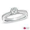 Thumbnail Image 1 of 3/4 CT. T.W. Certified Canadian Diamond Solitaire Frame Engagement Ring in 14K White Gold (I/I1)