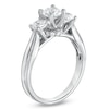 Thumbnail Image 1 of For Eternity 1-1/3 CT. T.W. Diamond Three Stone Engagement Ring in 14K White Gold