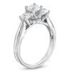 Thumbnail Image 2 of For Eternity 1-1/3 CT. T.W. Diamond Three Stone Engagement Ring in 14K White Gold